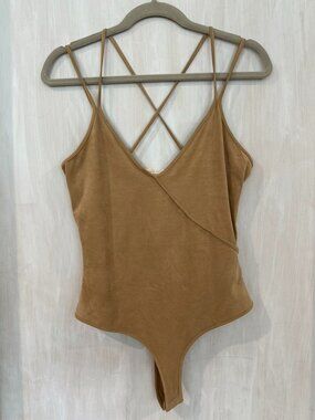 Twinkle Tan Bodysuit, Size M